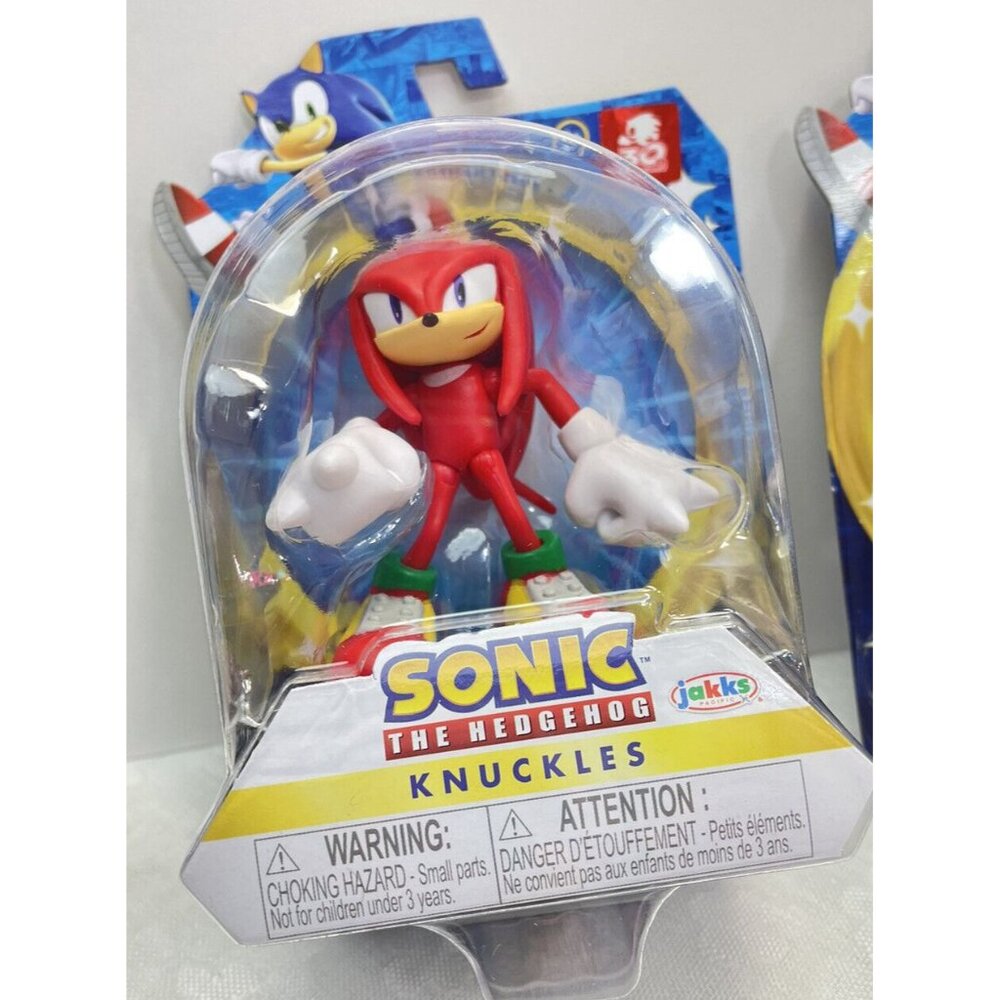 KNUCKLES 2.5 Inch Mini Figures Sonic The Hedgehog - Picture 2 of 2